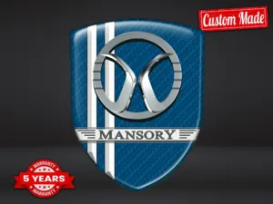 Mansory Emblemi Auto Personalizzati Premium Regolabili Moderni